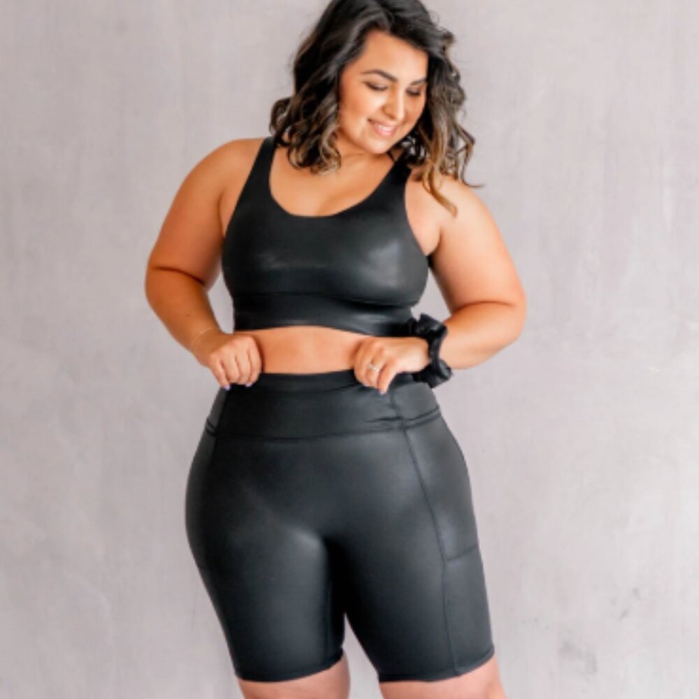 Crowned Athletics Onyx Jewel Bike Shorts